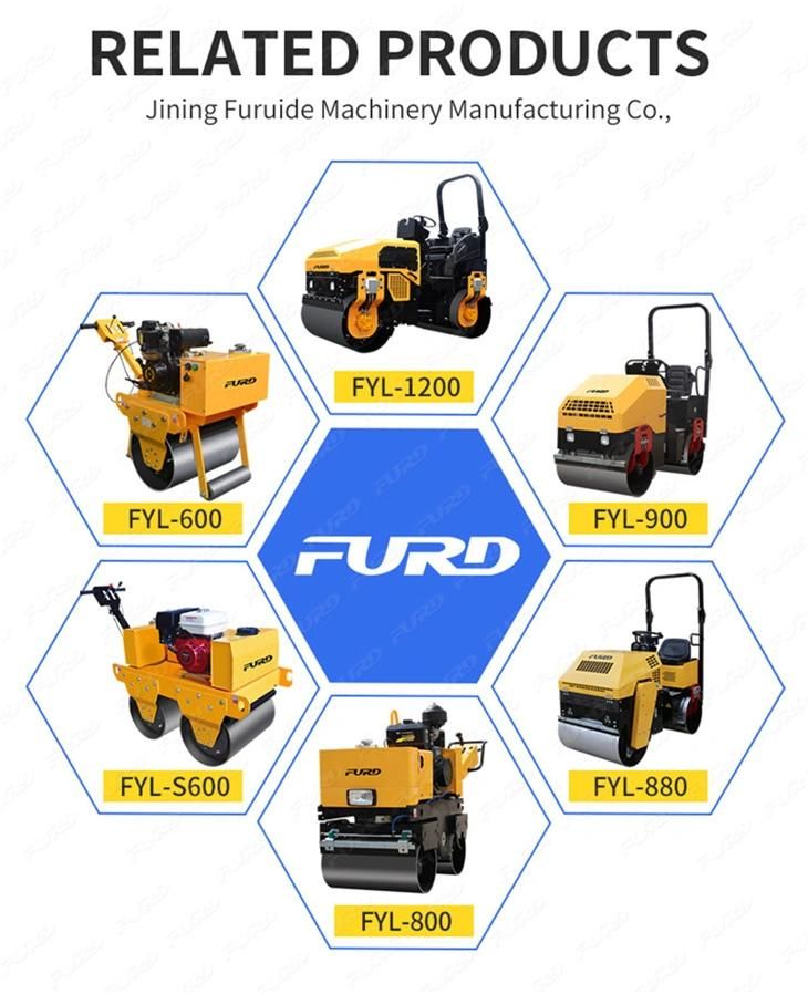 550kg Walk Behind Road Roller Paver Laying Machine Road Roller