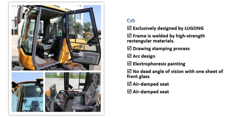 Lugong New Style Front End Wheel Loader LG930 for Farm