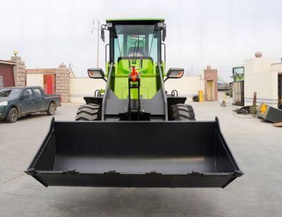 Lugong Brand New Design 4 Wd Cheap Small Wheeled Loader Backhoe