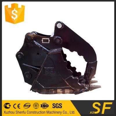 Excavator Hydraulic Thumb Grab Bucket for 10t Bucket Grapple