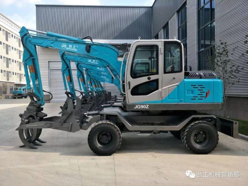 Excavator Grapple Metal Scraps Wood Grapple Manufacturers Sugarcane Grab Loader
