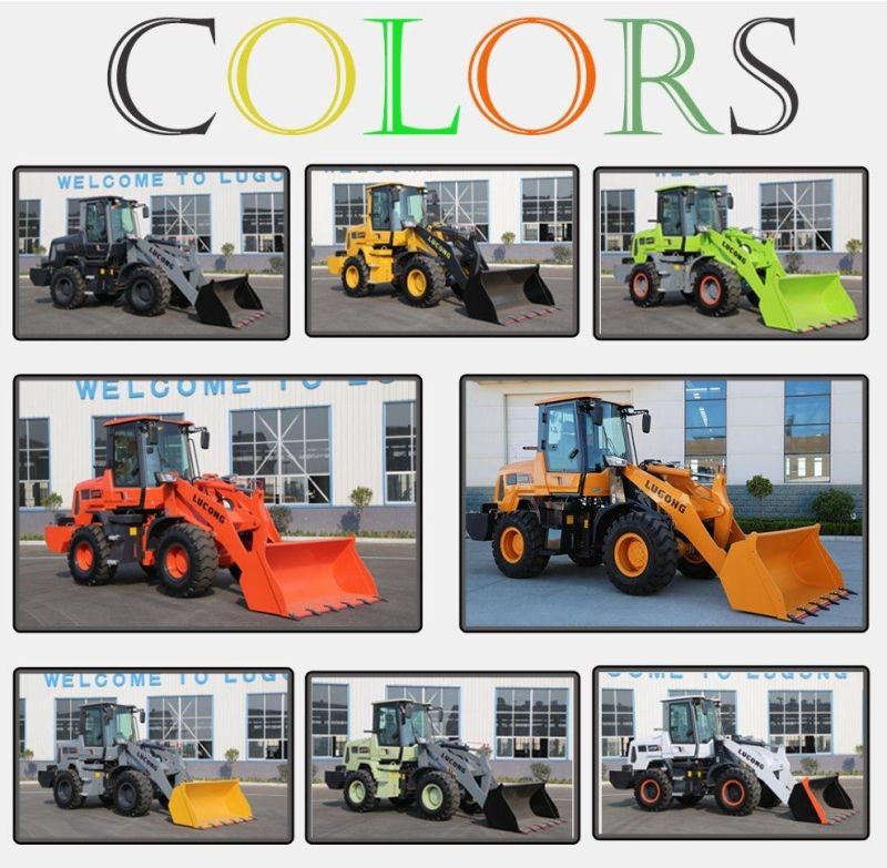 China 2.2t Mini Wheel Loader Farm Wheel Loader