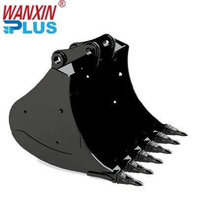 Wanxin New Hubei Rock Crusher Sf Grab-Bucket-Mini-Excavator Excavator Bucket 12 Inch ODM 0.45cbm-1.6cbm