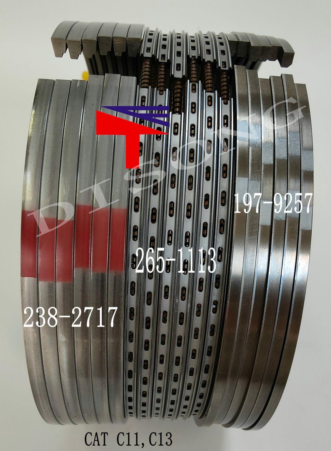 High Quality Diesel Engine Mechanical Parts Piston Ring 265-1113 197-9257 238-2717 for Excavator E345c E345D Wheelloader 972h Engine C13 Generator Set
