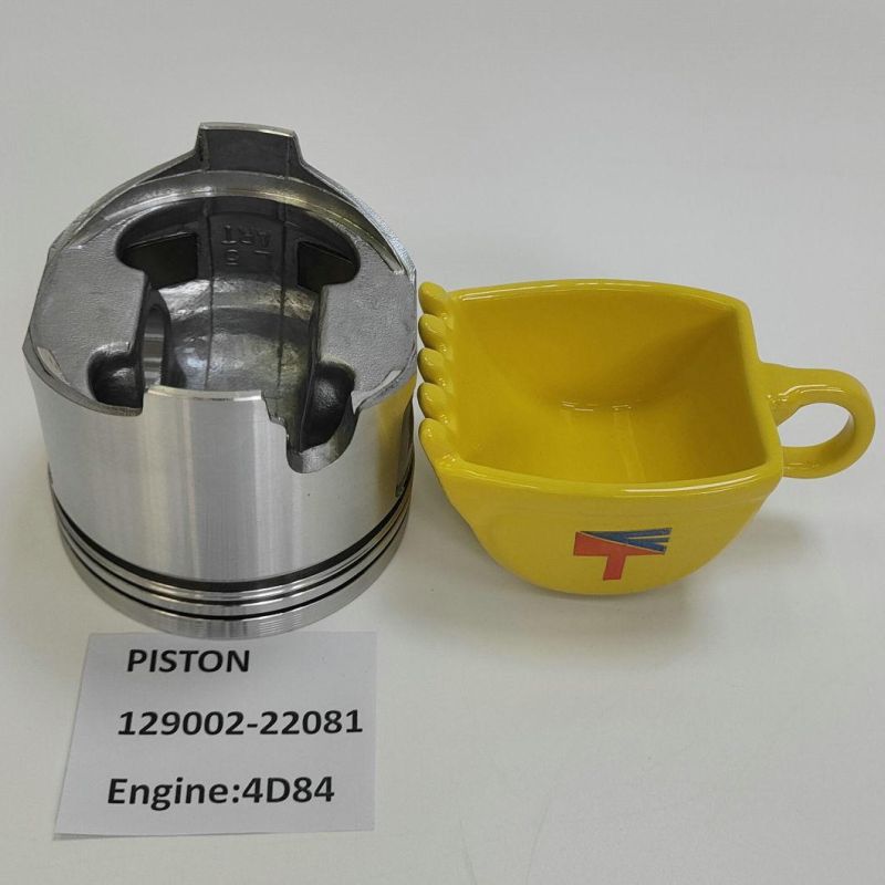 High-Performance Diesel Engine Engineering Machinery Parts Piston 129002-22081 for Engine Parts 4D84 PC30mr-1/3D84 Generator Set