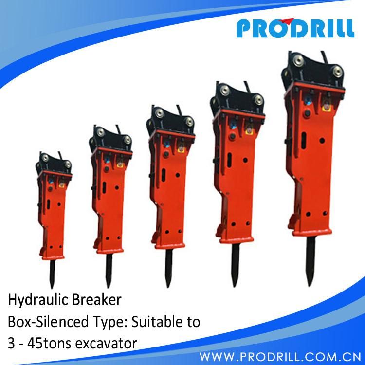 Chisel 68mm Triangle Side Type Hydraulic Excavator Road Breaker