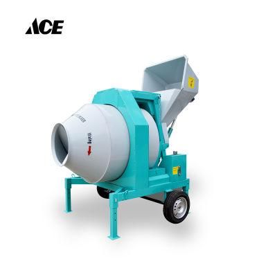 Self Loading Mini 350L Portable Diesel Concrete Mixer with Light Weight