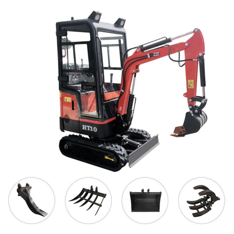 Hot Sale 1 Ton 1.5 Ton Mini Excavator High Quality Earth Moving for Sale
