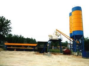 Hzs35 Self Loading Planetary Concrete Mixing Plant Made in China