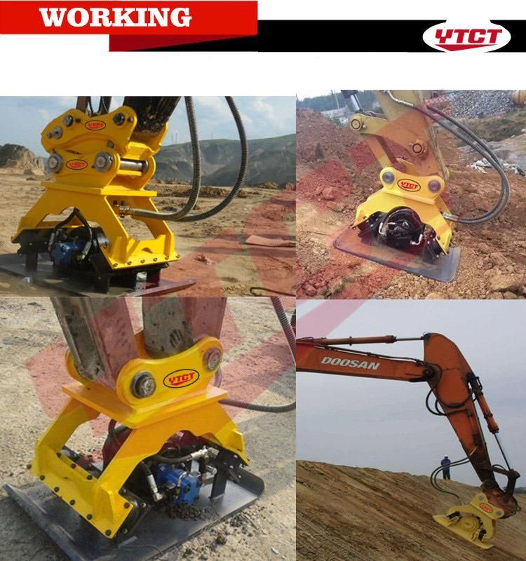 Ytct Excavator Attachment Earth Moving Plate Compactor