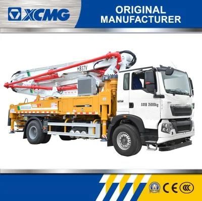 XCMG Factory 37 Meter Concrete Boom Pump Truck Hb37V for Sale