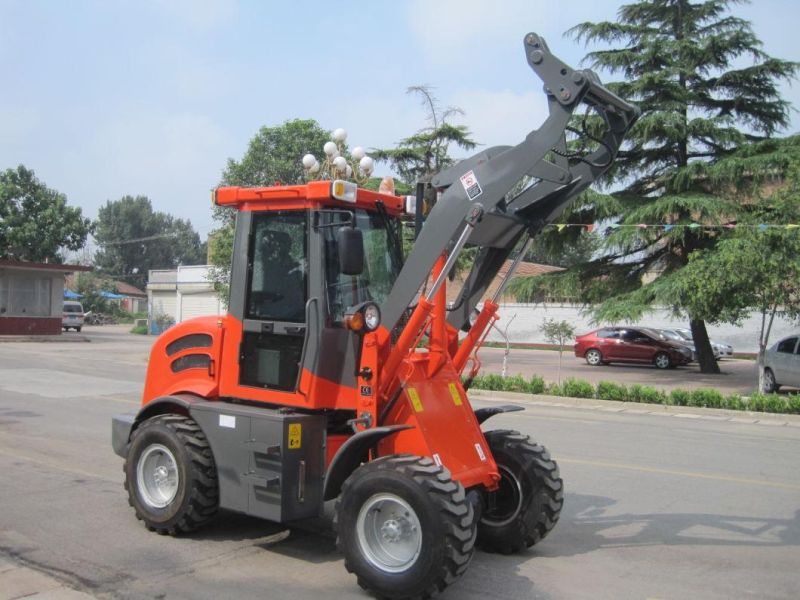 Loader Construction 1 Ton Mini Wheel Loader Front End Loader Factory