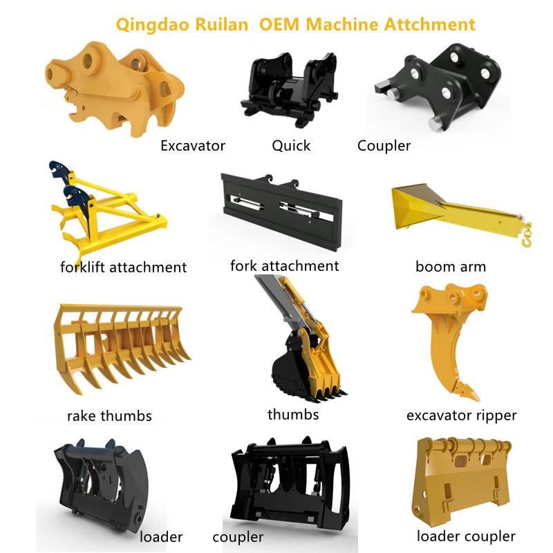 Qingdao Ruilan OEM Crawler Loader Standard General Bucket Used in Agriculture Machinery