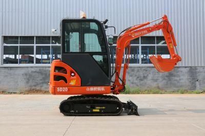 2t Hydraulic Crawler Excavator for Sale Used Mini Excavator Small Excavator Small Digger with Ce