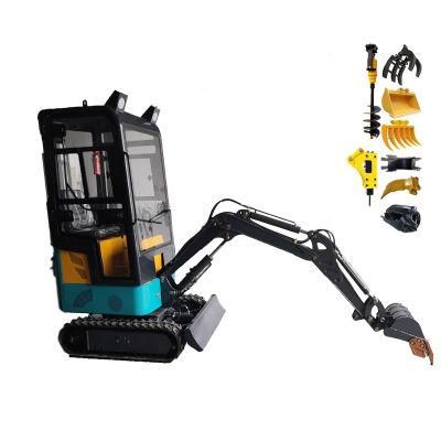 High Quality Micro Mini Excavator 0.8ton 1 Ton Earthmoving Machinery