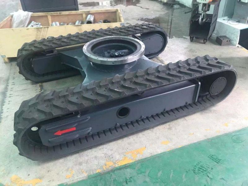 Rubber Track Chassis Track Undercarriage with Final Drive Travel Motor