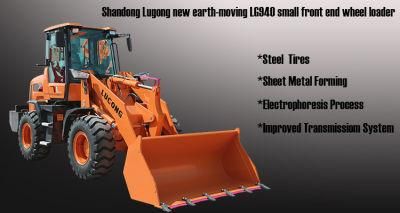 Lugong Chinese Brand Cost Effective Front End 2.2ton 1cbm Best Sale Small Wheel Loader with CE Certificate
