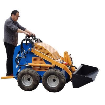 Construction Earth-Moving Excavating Digging Trenching Mini Skid Steer Loader