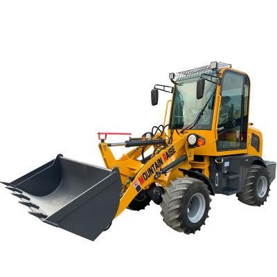 Multipurpose Loader CE Hoflader Mini Wheel Loader for Farm