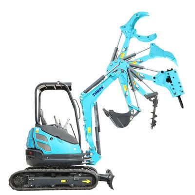 Hydraulic Mini Excavator Diesel Digger with Competitive Prices Meet CE EPA Euro 5 Emission