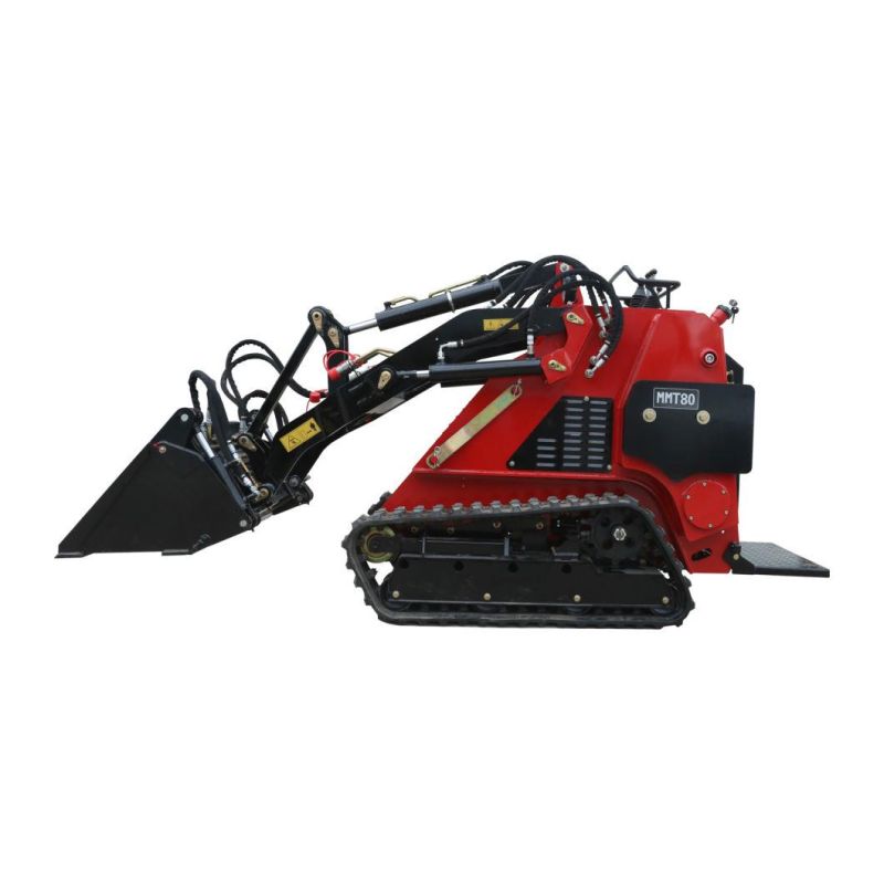 Multifunctional Walk Behind Track Drive Mini Skid Steer Loader for Sale