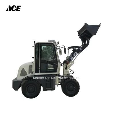 0.8 Ton Mini Front Wheel Loader with Optional Multi-Function Machine Tools