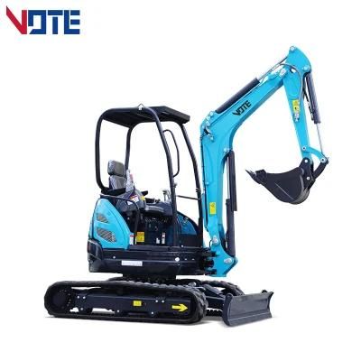 CE EPA 360 Degree Rotation Mini Excavator 2.8 Ton 3.0 Ton Rubber Track Excavator Excavator Mini Excavator