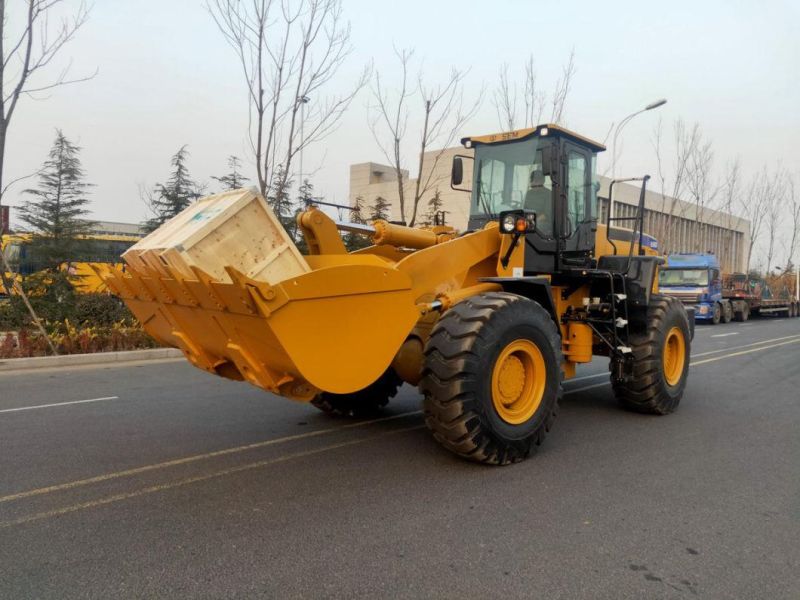 China 5 Ton Wheel Loader Compact Small Wheel Loader with Tipping Cabin 656D