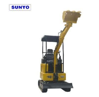 Sy15 Model Sunyo Band Mini Excavator as Crawler Excavator