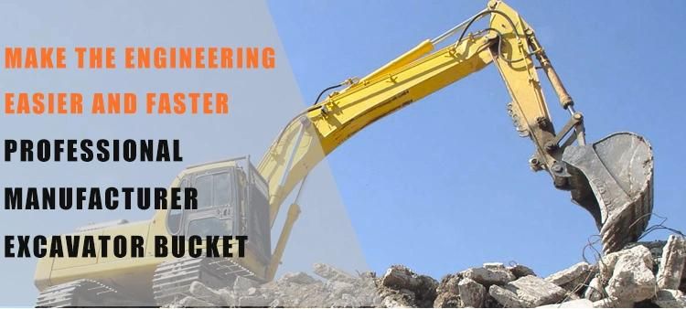 Economic Price Attachments Hydraulic Machines Excavator Bucket for Cleaning Bucket