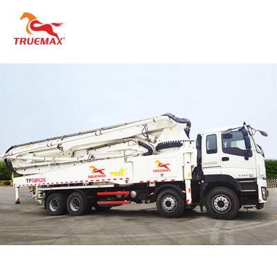 Truemax Concrete Machinery Tp58rz6 Truck Mounted Boom Pump