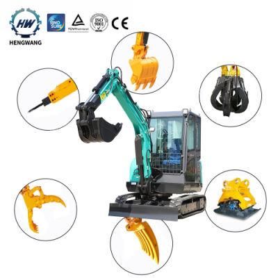 Factory Supply Simple 3 Ton Crawler Excavator with Famous Cylinder Price