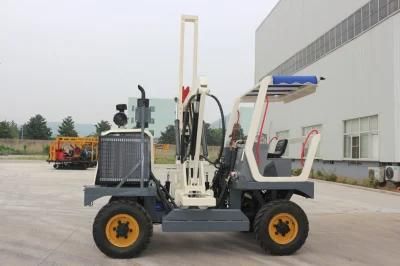 New Design Drilling Piling Screwing Helical Pile Driver Attachment for Highway Guardrail Construction