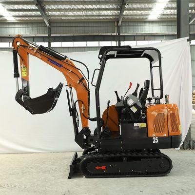 Hydraulic Mini Excavator 2.2ton with Bucket 0.06cbm