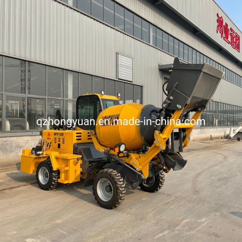 OEM Manufacturer Hy120 Self Loading Concrete Mixer Truck