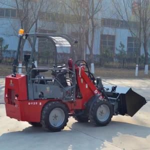 4 Wheeled Mini Loader 0.8ton Dy25 European Style Wheel Machine with Ce