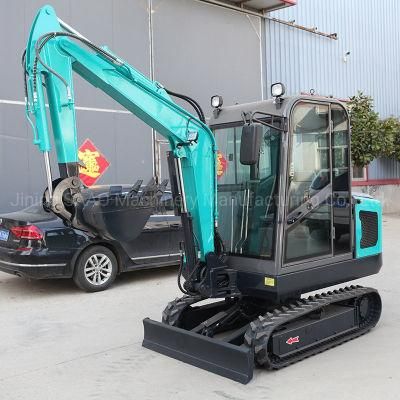 China 3 Ton Diesel Cylinder Crawler Digger Excavator