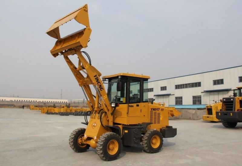 Yn917 0.5cbm 1-1.8 Ton Mini Wheel Loader