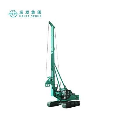 Hf168A Crawler Hydraulic 44/56m Rotary Drilling Rig