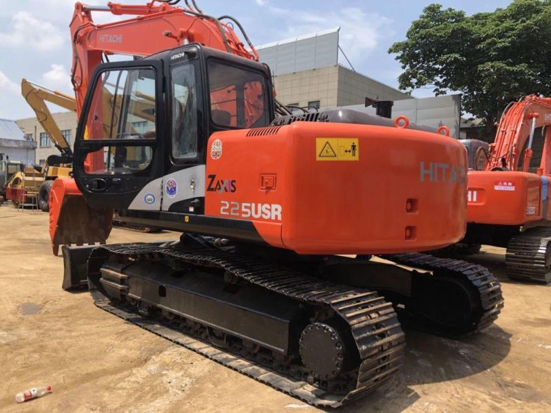 20t Used Hitachi Zx225 Cralwer Excavator with Blade
