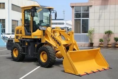 Lugong Hot Sale Farm Equipment T928 Wheel Loader Mini Loader Small Wheel Loader Backhoe Loader with High Quality