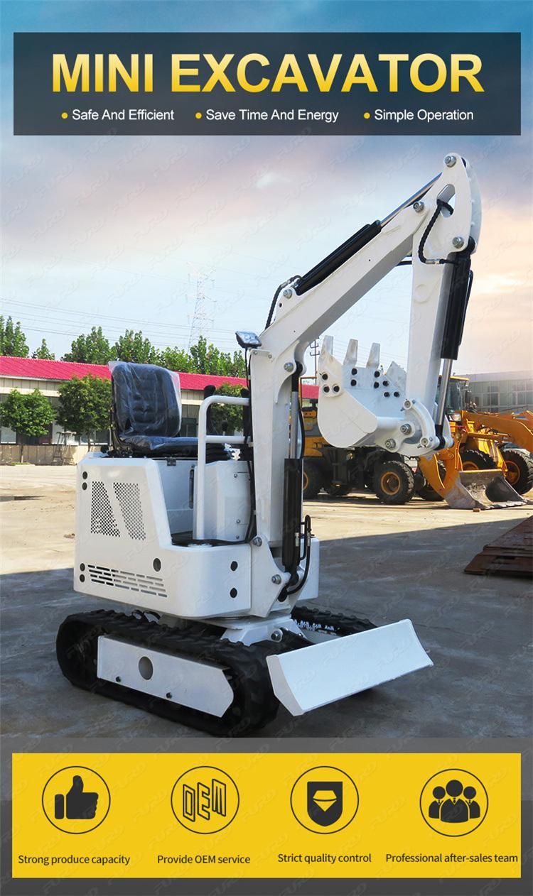 Ride-on Mini Crawler Excavator Used for Concrete Pavement Fwj-900