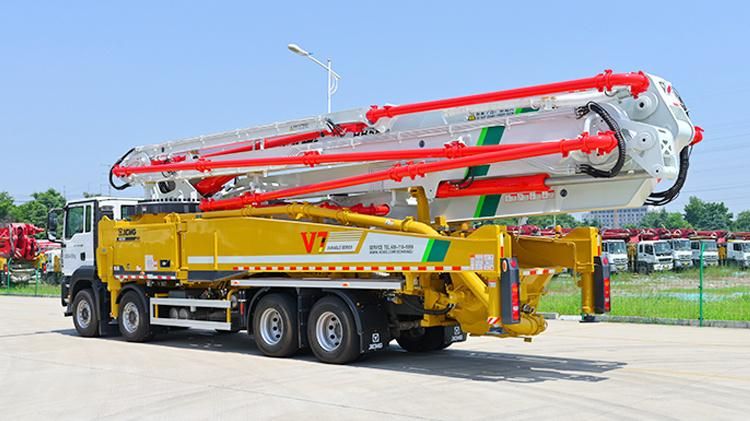XCMG Official 58m Concrete Pump Truck China Truck Mounted Boom Concrete Pump Hb58V for Sale