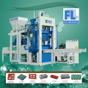 Qt4-15 Fully-Automatic Concrete Interlocking Block Machine