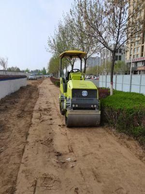 Factory Price 1 Ton 1.5 Ton 2 Ton Vibrating Roller Compactor for Road Construction