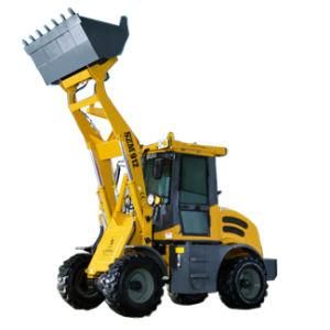 Load Capacity 1.2 Ton Wheel Loading Shovel Zl12f Cab, Bucket 0.6m3