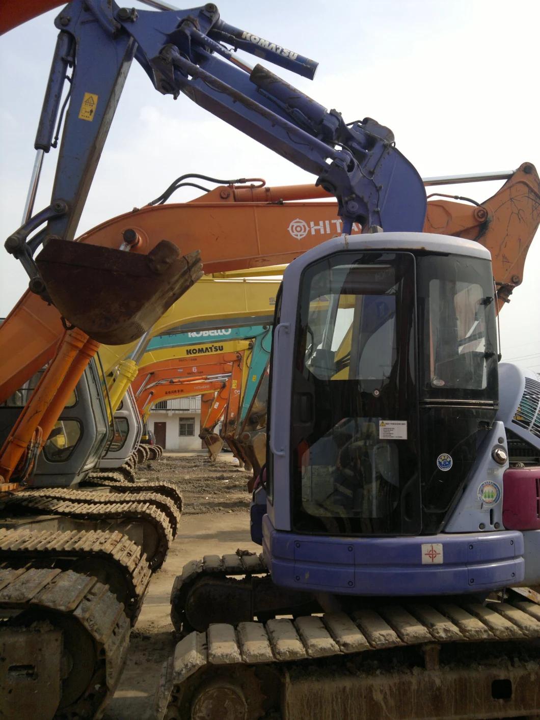 Japan Original Rubber Track 7t Used Komatsu PC75uu Excavator