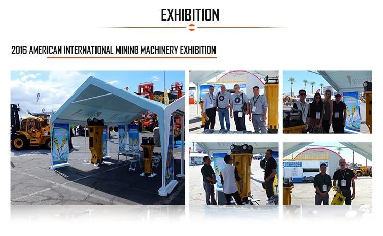 Machinery Parts Excavator Hydraulic Rock Breaker Hammer with 140mm Chisel