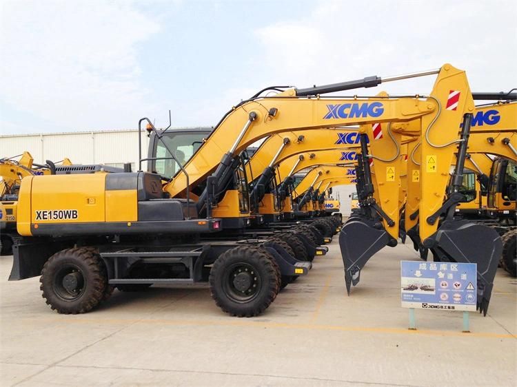 XCMG Official 15 Ton Wheel Excavator Manufacturer Xe150wb