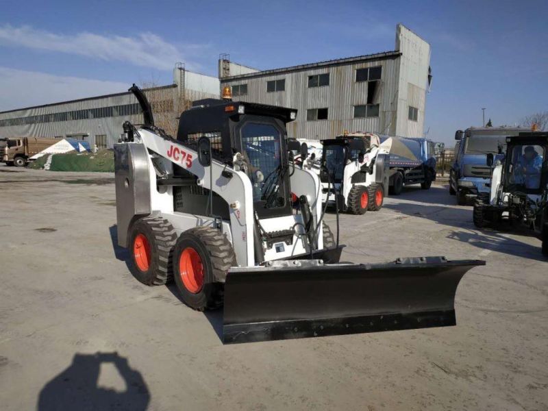 Chinese Ts100 Used Skid Steer Tracked Loader with Attachments